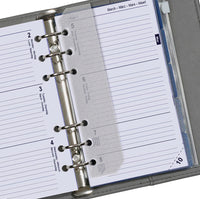 6316-27 170 x 95 mm Personal Bindmiddelenagenda Vulling Jaardoos 1 Week per 2 Paginas EN DE FR NL 2027