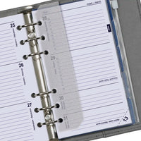 Complete refill with tabsheets, page separator, adddress set and agenda for Personal organizer - 170 x 95 mm - Agenda 1 week per 2 pages