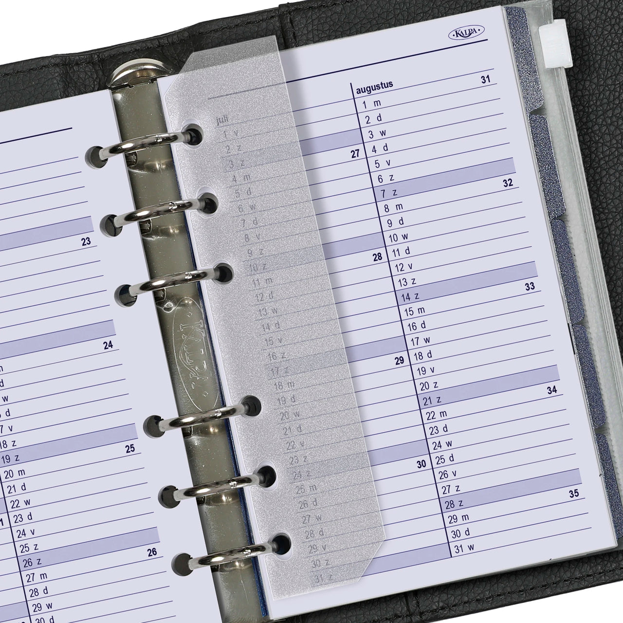 6327-27-28 150 x 95 mm Senior Planner Organizer Inserts Complete Set NL