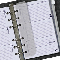 Complete refill with tabsheets, page separator, adddress set and agenda for Senior organizer - 150 x 95 mm - Agenda 1 week per 2 pages