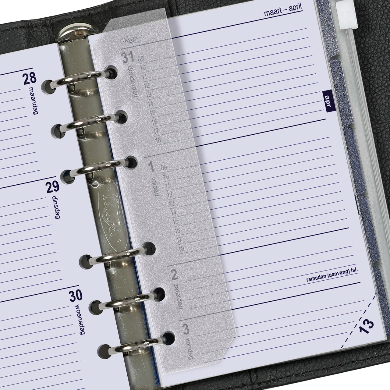 6327-27-28 150 x 95 mm Senior Planner Organizer Inserts Complete Set NL