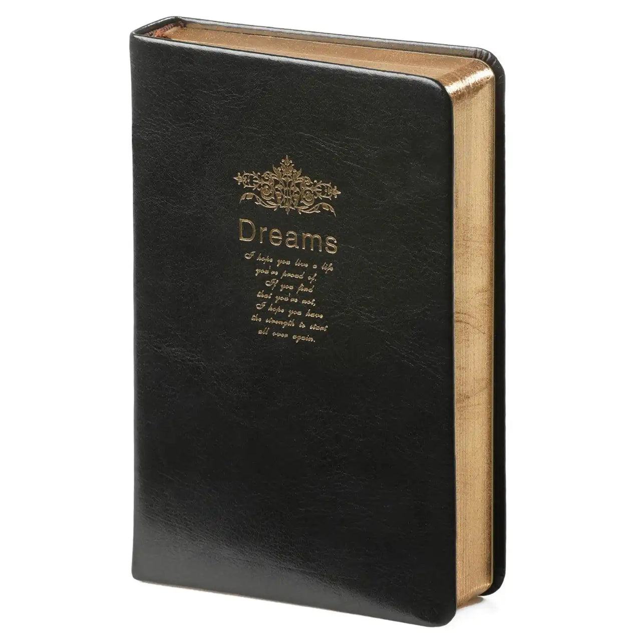 Kalpa Dreams A6 Retro Notebook Black Gold